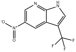 5-Nitro-3-(trifluoroMethyl)-7-azaindole 结构式