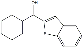 苯并[B]噻吩-2-基(环己基)甲醇 结构式