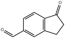1-氧代-2,3-二氢-1H-茚-5-甲醛 结构式