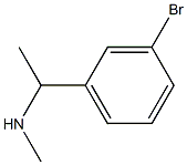 1-(3-溴苯基)-N-甲基乙胺 结构式