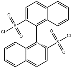 (R)-1,1'-联苯-2,2'-二磺酰氯 结构式