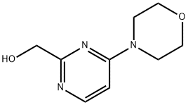 (4-N-吗啉基嘧啶-2-基)甲醇 结构式