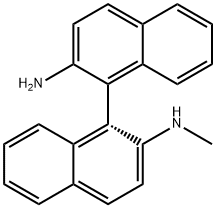 (R)-N-甲基-1,1'-联萘胺 结构式