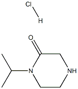 1-异丙基哌嗪-2-酮盐酸盐 结构式