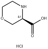 (R)-3-吗啉基羧酸 结构式