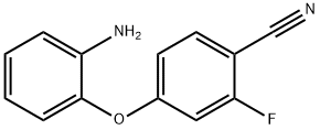 4-(2-AMINOPHENOXY)-2-FLUOROBENZONITRILE 结构式