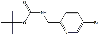 (5-溴吡啶-2-基)甲基氨基甲酸叔丁酯 结构式