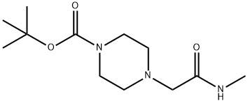 N-Methyl (4-BOC-piperazino)acetaMide 结构式