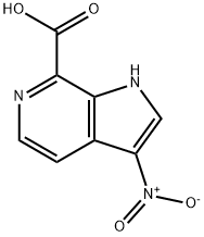 3-Nitro-6-azaindole-7-carboxylic acid 结构式