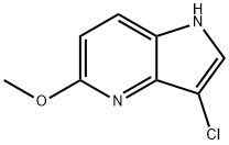 3-Chloro-5-Methoxy-4-azaindole 结构式