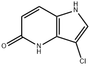 3-Chloro-5-hydroxy-4-azaindole 结构式