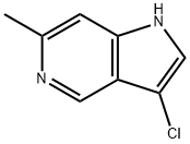 3-Chloro-6-Methyl-5-azaindole 结构式