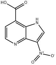 3-Nitro-4-azaindole-7-carboxylic acid 结构式