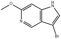 3-Bromo-6-methoxy-5-azaindole 结构式