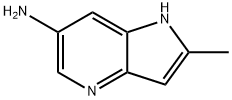 2-甲基-1H-吡咯[3,2-B]吡啶-6-胺 结构式