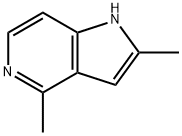 2,4-二甲基-1H-吡咯并[3,2-C]吡啶 结构式