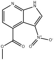 3-Nitro-7-azaindole-4-carboxylic acid Methyl ester 结构式