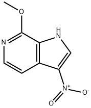 7-Methoxy-3-nitro-6-azaindole 结构式