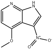 4-Methoxy-3-nitro-7-azaindole 结构式