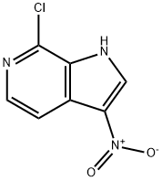 7-Chloro-3-nitro-6-azaindole 结构式