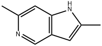 2,6-DIMETHYL-5-AZAINDOLE 结构式