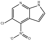 5-CHLORO-4-NITRO-7-AZAINDOLE 结构式