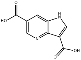 4-Azaindole-3,6-dicarboxylic acid 结构式