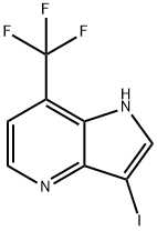 3-Iodo-7-(trifluoroMethyl)-4-azaindole 结构式