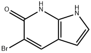 5-BROMO-6-HYDROXY-7-AZAINDOLE 结构式