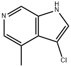 3-Chloro-4-Methyl-6-azaindole 结构式