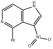 4-BroMo-3-nitro-5-azaindole 结构式