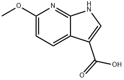 6-Methoxy-7-azaindole-3-carboxylic acid 结构式