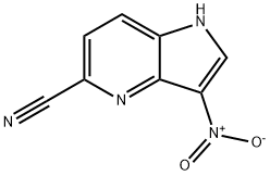 5-Cyano-3-nitro-4-azaindole 结构式