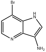 7-溴-1H-吡咯并[3,2-B]吡啶-3-胺 结构式