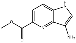 3-AMino-4-azaindole-5-carboxylic acid Methyl ester 结构式