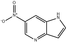 6-硝基-4-氮杂吲哚 结构式