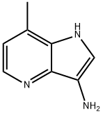 7-甲基-1H-吡咯并[3,2-B]吡啶-3-胺 结构式