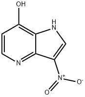 7-Hydroxy-3-nitro-4-azaindole 结构式