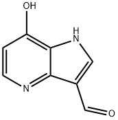 7-Hydroxy-4-azaindole-3-carbaldehyde 结构式