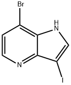 7-BroMo-3-iodo-4-azaindole 结构式