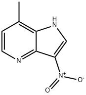 7-Methyl-3-nitro-4-azaindole 结构式