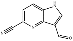 5-氰基-4-氮杂-吲哚-3-甲醛 结构式
