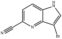 3-BroMo-5-Cyano-4-azaindole 结构式