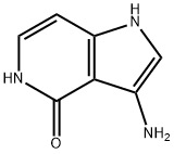 3-氨基-1H-吡咯并[3,2-C]吡啶-4(5H)-酮 结构式