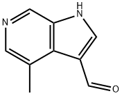 4-Methyl-6-azaindole-3-carbaldehyde 结构式