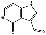 4-Hydroxy-5-azaindole-3-carbaldehyde 结构式
