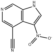 4-Cyano-3-nitro-6-azaindole 结构式