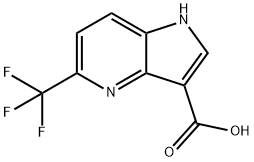 5-(TrifluoroMethyl)-4-azaindole-3-carboxylic acid 结构式