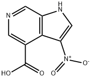 3-Nitro-6-azaindole-4-carboxylic acid 结构式