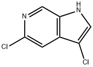 3,5-DICHLORO-6-AZAINDOLE 结构式
